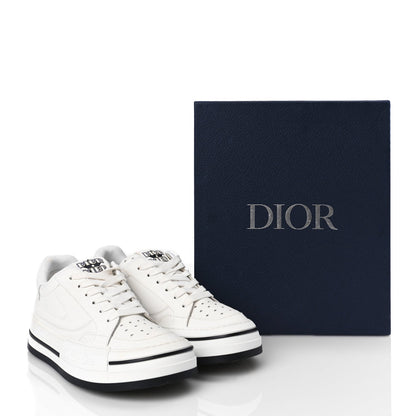 Christian Dior Calfskin D-Freeway Low Top Sneakers 39 White 9 of 9