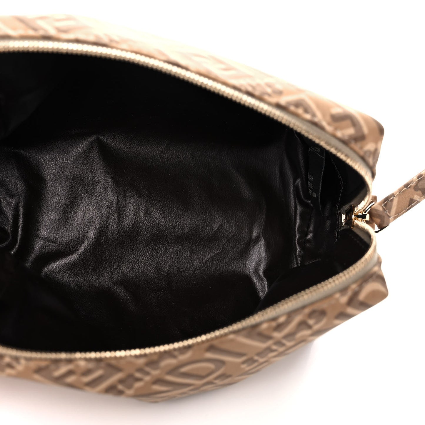 X SKIMS Nylon Small Trapezoid Beauty Pouch Sand