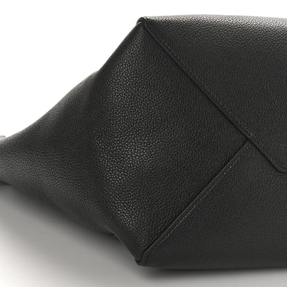 Celine Soft Grained Calfskin Medium Belt Cabas Phantom Black 7 of 8