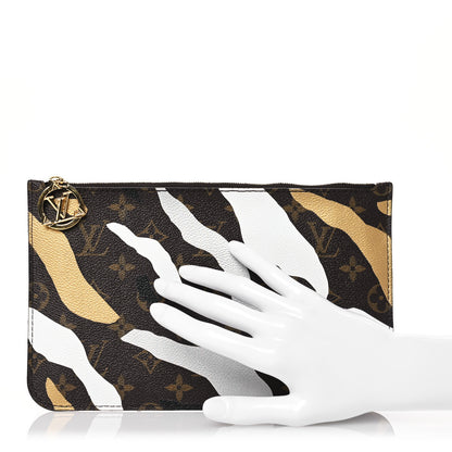 Louis Vuitton X LOL Monogram Neverfull MM GM Pochette Gold Silver 2 of 12