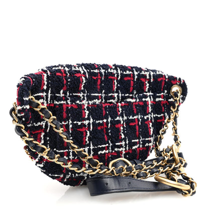 Chanel Tweed Quilted Chain 20s Signe Waist Bag Multicolor 3 of 7