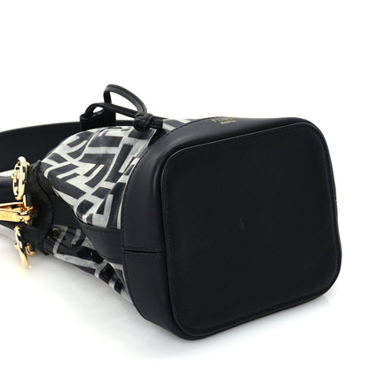 Fendi TPU FF Vitello Grace F is  Mini Mon Tresor Bucket Bag Black 7 of 8