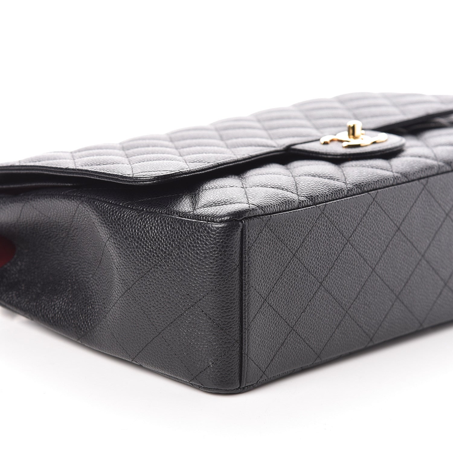 Chanel Caviar Quilted Maxi Double Flap Black 6 of 10