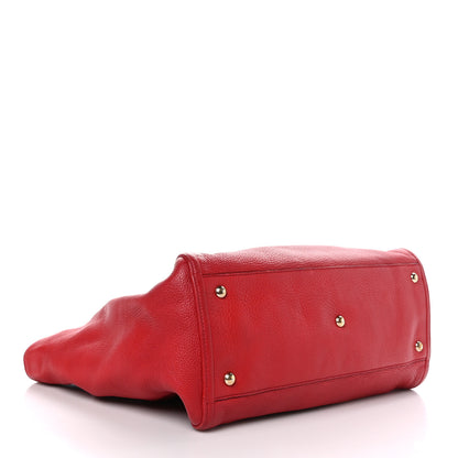 Gucci Pebbled Calfskin Medium Soho Shoulder Bag Tabasco Red 4 of 10
