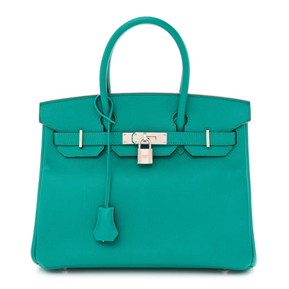 Hermes Epsom Birkin 30 Bleu Paon 1 of 11