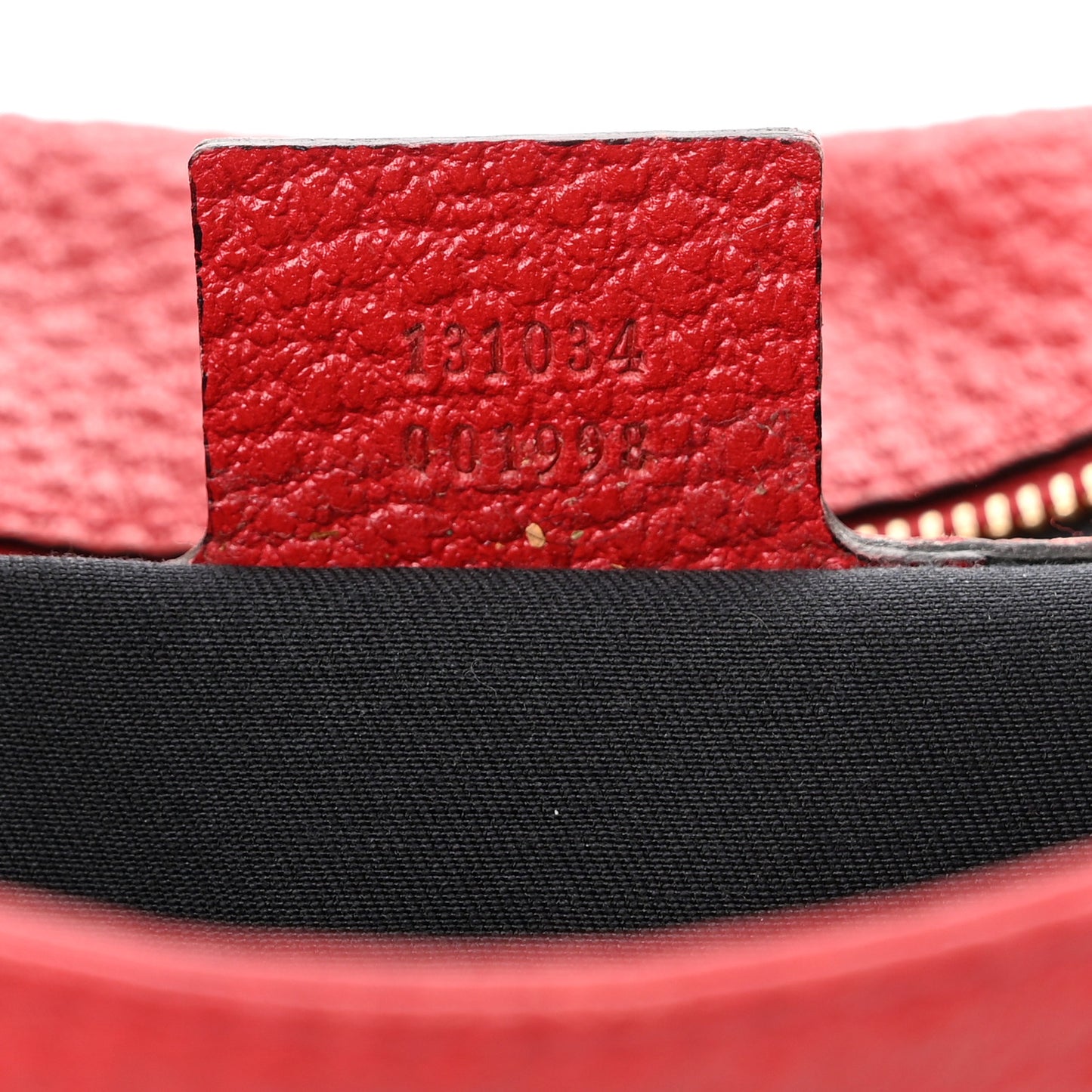 Pebbled Calfskin Web Blondie Hobo Red