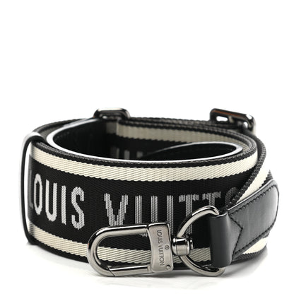 Louis Vuitton Monogram Multi Pochette Accessories Shoulder Strap Black Ivory 1 of 5