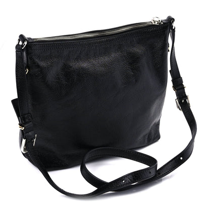 Givenchy Crinkled Calfskin Small Voyou Bag Black 2 of 7