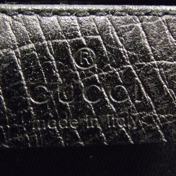 Gucci Monogram Horsebit Clutch Black 7 of 10