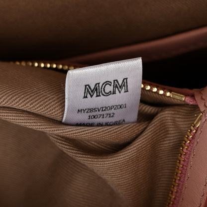 MCM Visetos Medium Crossbody Pouch Light Pink 7 of 19