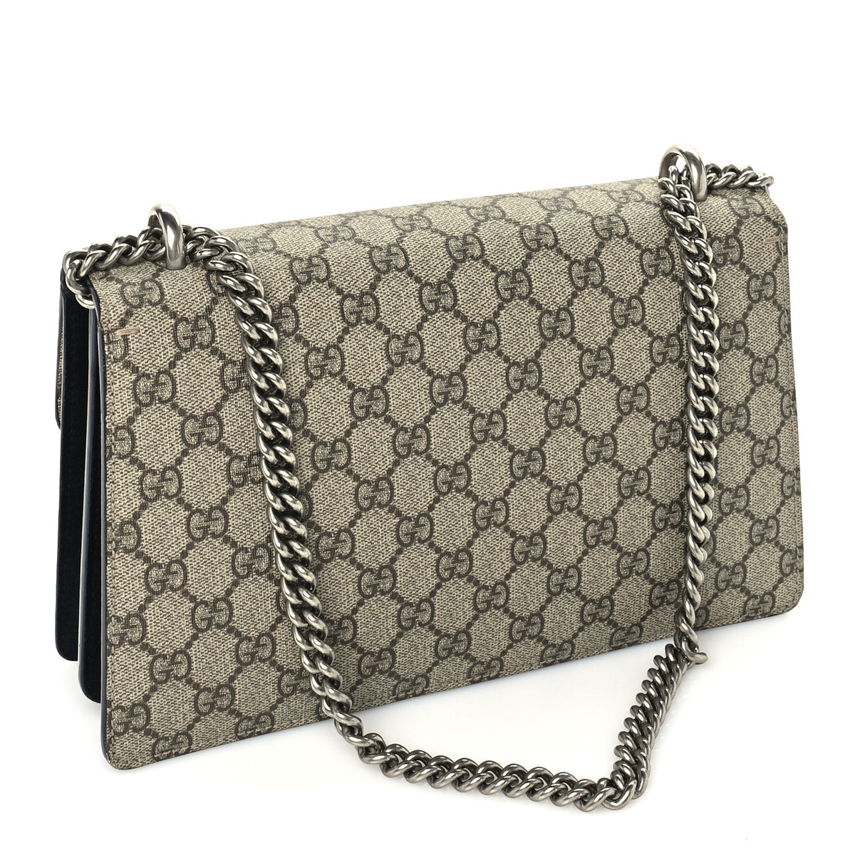 GG Supreme Monogram Small Dionysus Shoulder Bag Black