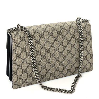 Gucci GG Supreme Monogram Small Dionysus Shoulder Bag Black 2 of 8