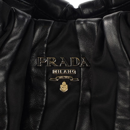 Prada Tessuto Soft Calf Tote Nero Black 7 of 10