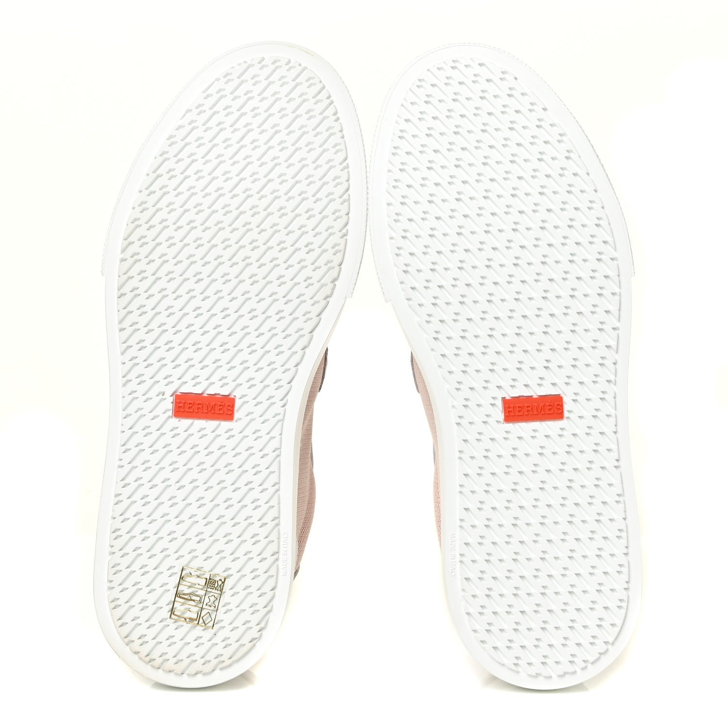 Hermes Calfskin Canvas Day Sneakers 37 Framboise White 6 of 13