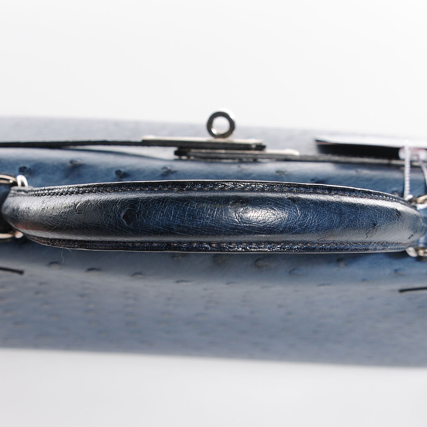 Ostrich Kelly Sellier 28 Bleu Roi