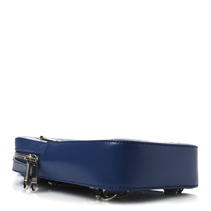 Gucci Calfskin GG Tennis Embossed Sling Backpack Blue 4 of 7