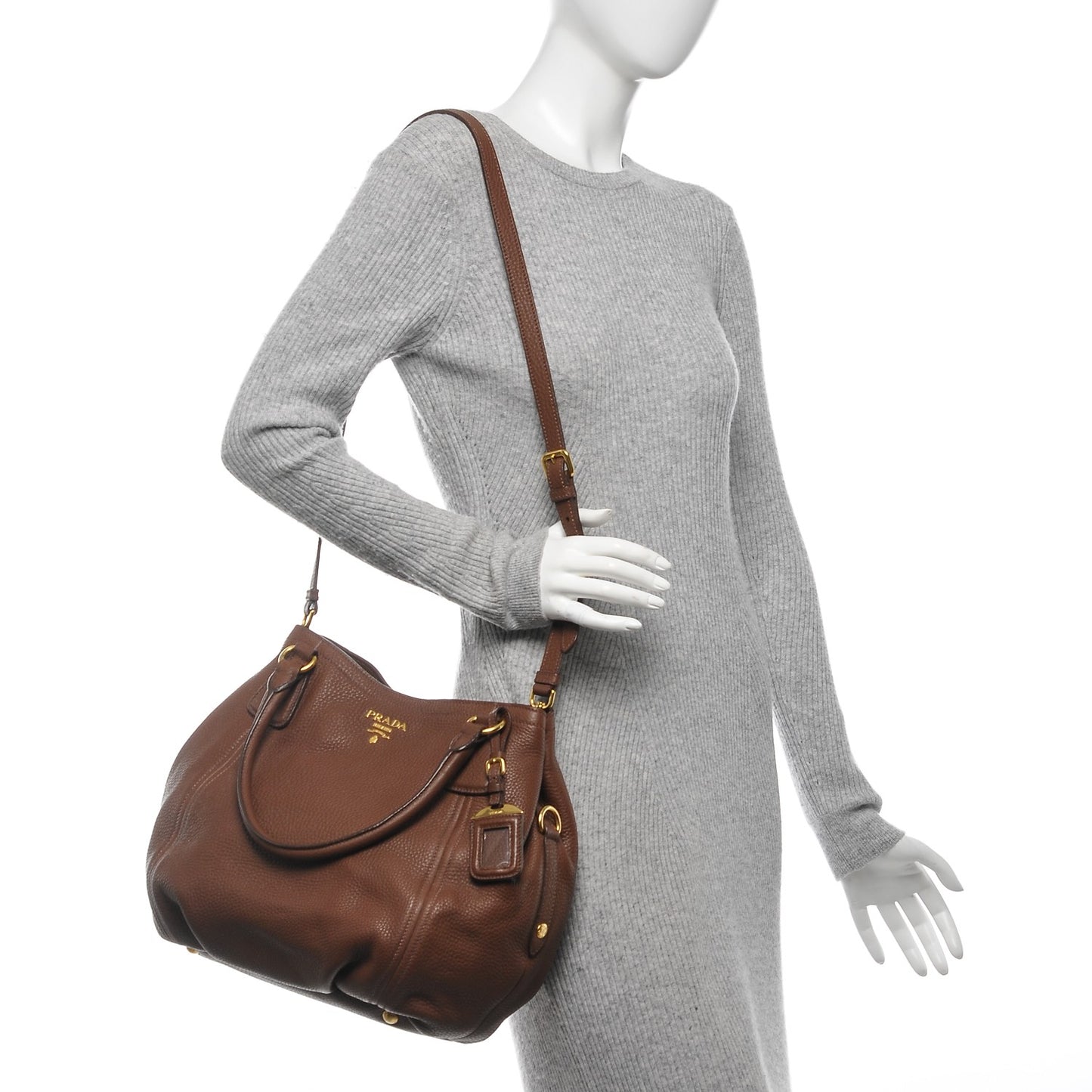 Vitello Daino Tote Palissandro