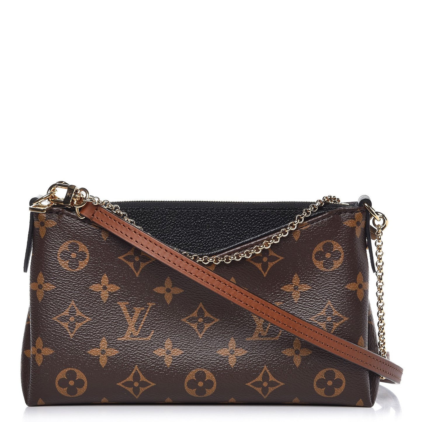 Monogram Pallas Clutch Black
