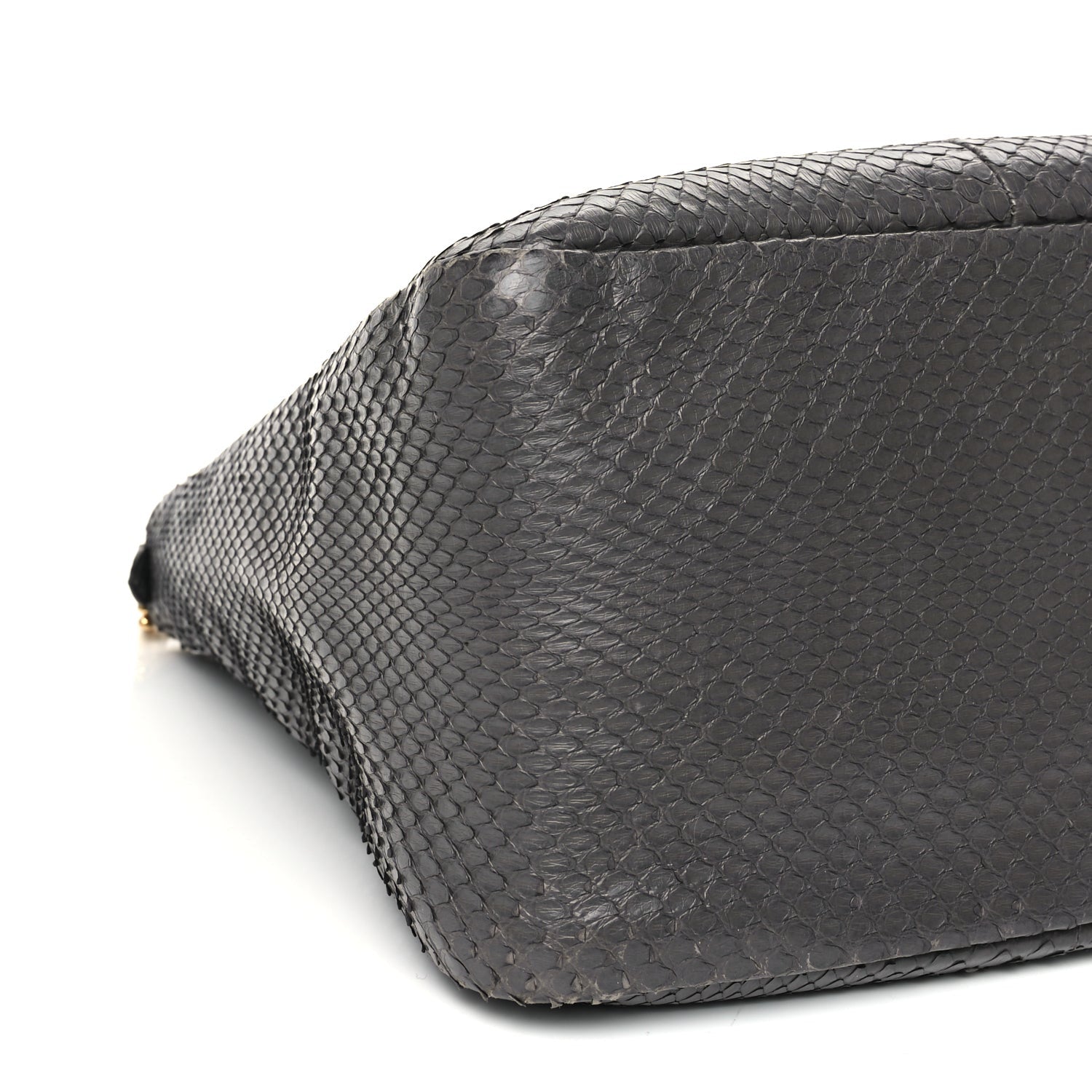 Fendi Snakeskin O'Lock Zipper Black 8 of 11