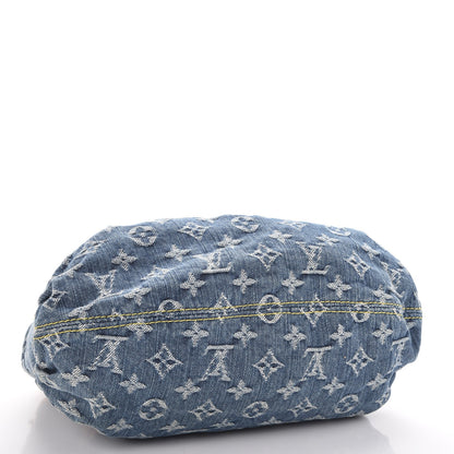 Louis Vuitton Monogram Denim Pleaty Blue 4 of 8