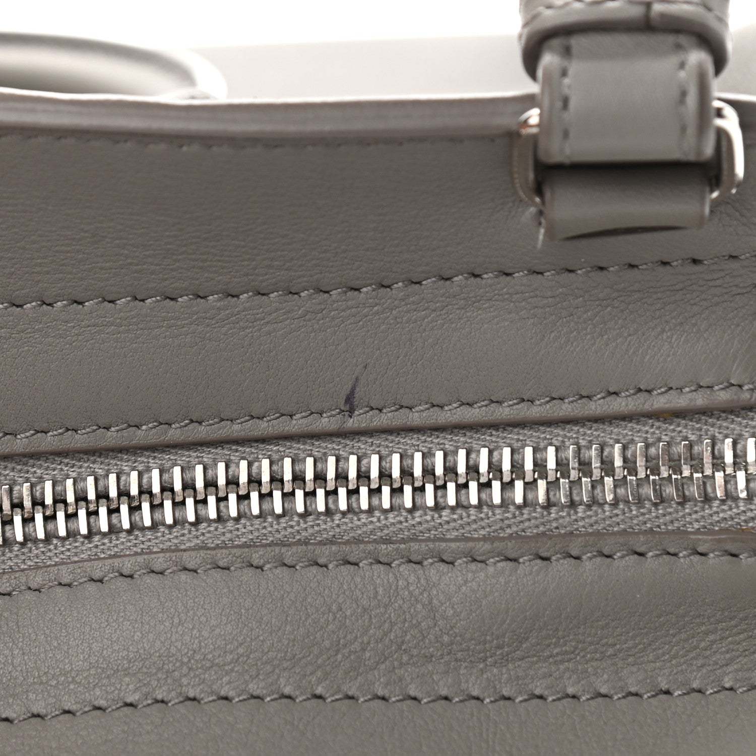 Saint Laurent Calfskin Monogram Baby Cabas Fog 11 of 14