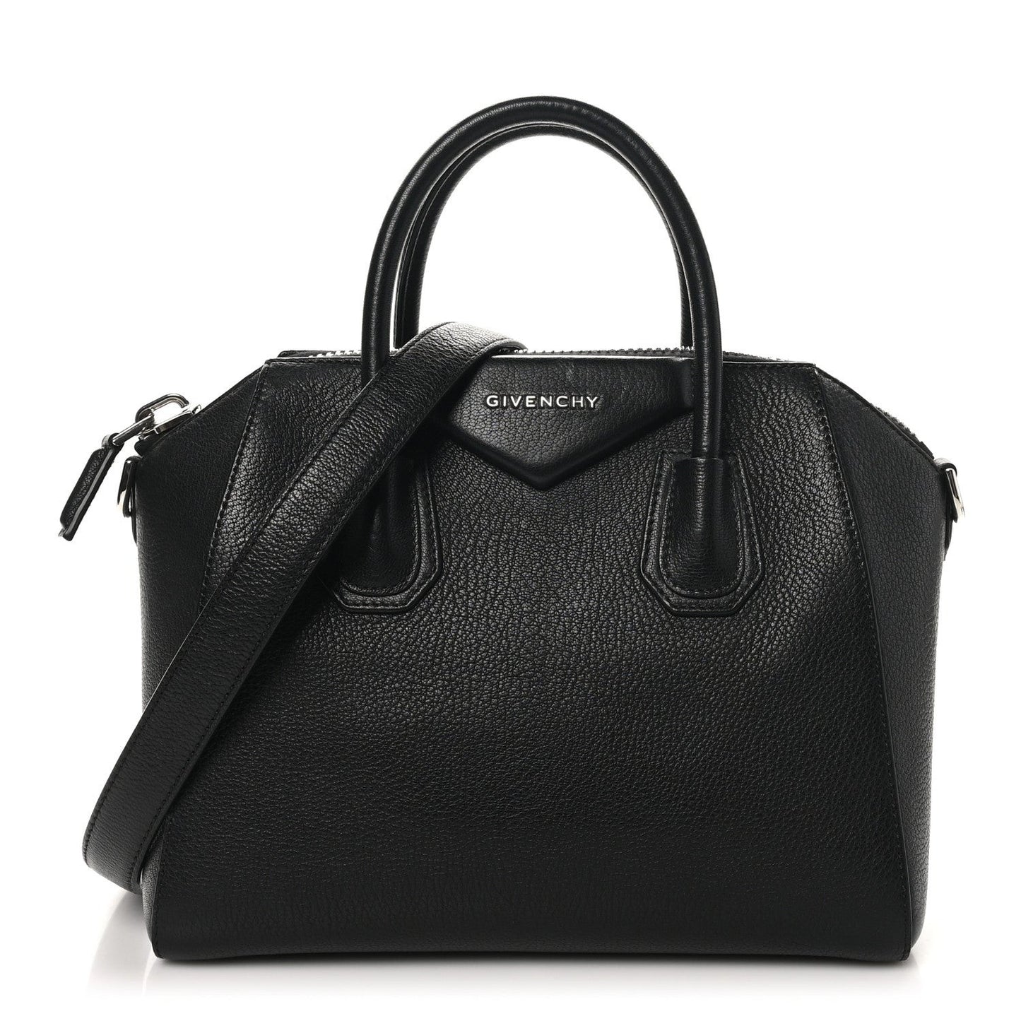 Sugar Goatskin Small Antigona Black