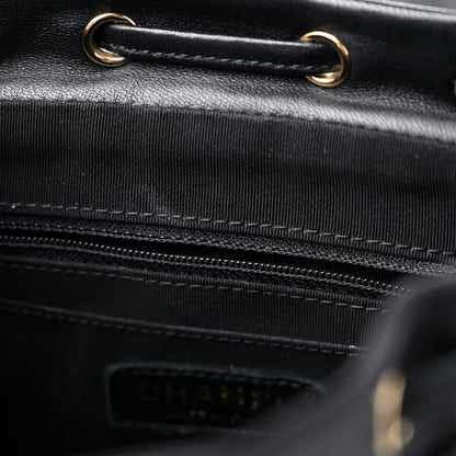 Chanel Lambskin Quilted Small Urban Spirit Backpack Black 10 of 10