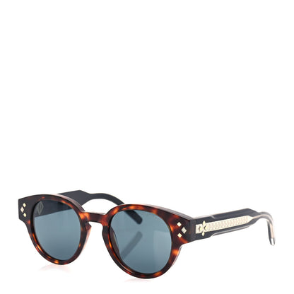 Christian Dior Acetate Rectangular CD Diamond R2I Sunglasses  Tortoise 1 of 7
