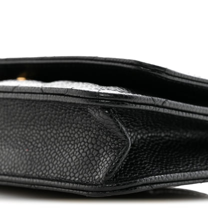 Chanel Caviar Quilted Wallet On Chain WOC Black 11 of 13