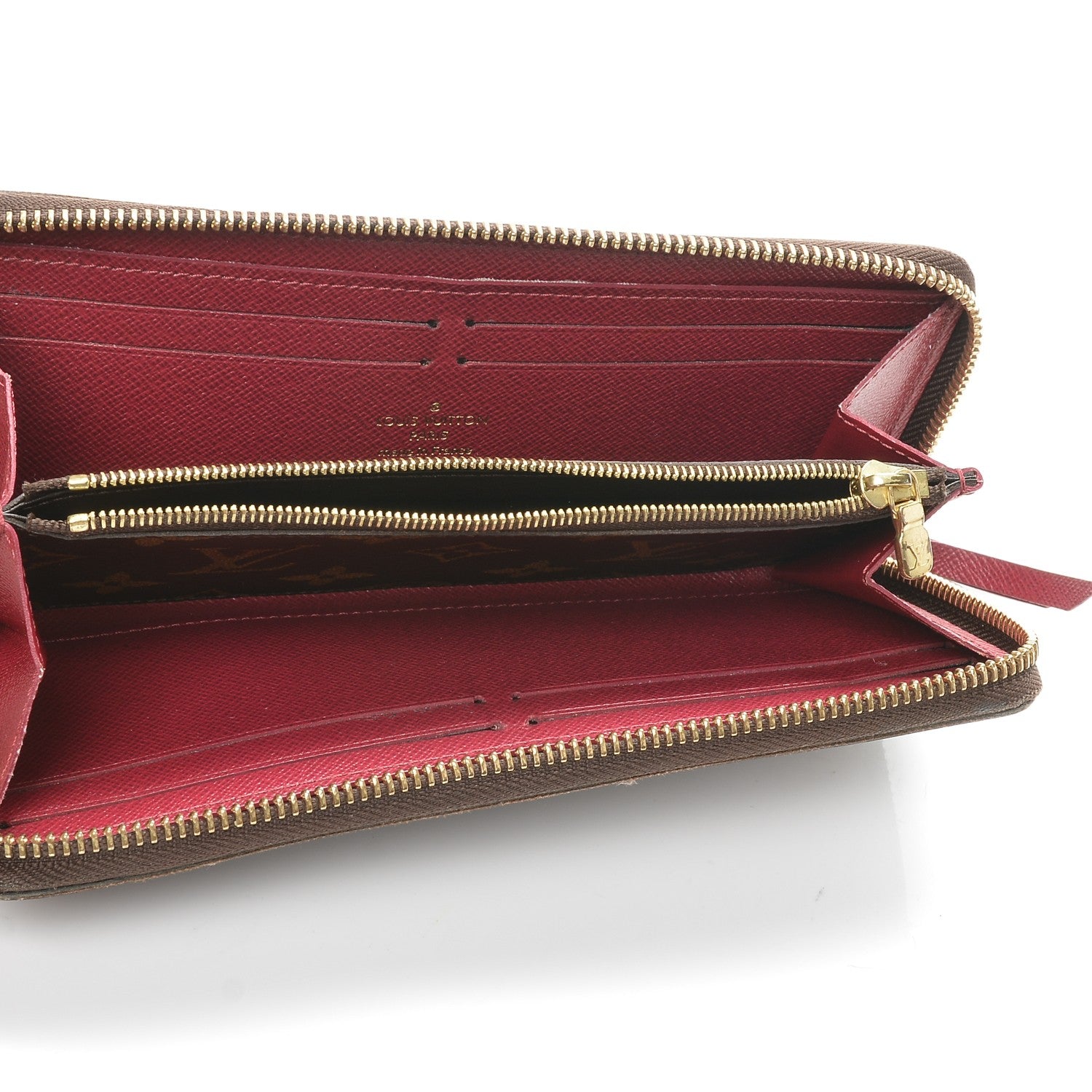 Louis Vuitton Monogram Clemence Wallet Fuchsia 5 of 6