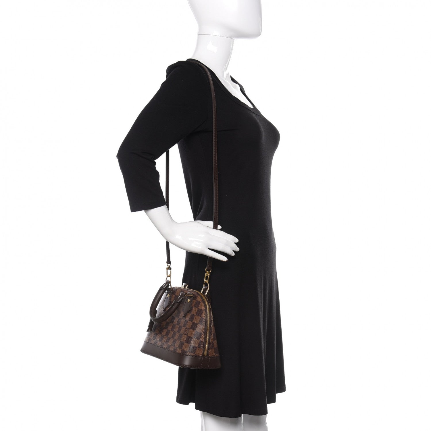 Louis Vuitton Damier Ebene Alma BB 2 of 8