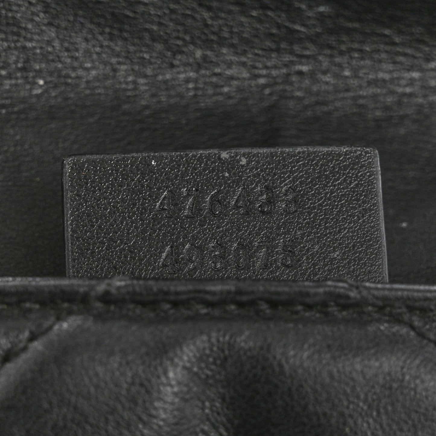 Calfskin Matelasse Super Mini GG Marmont Shoulder Bag Black
