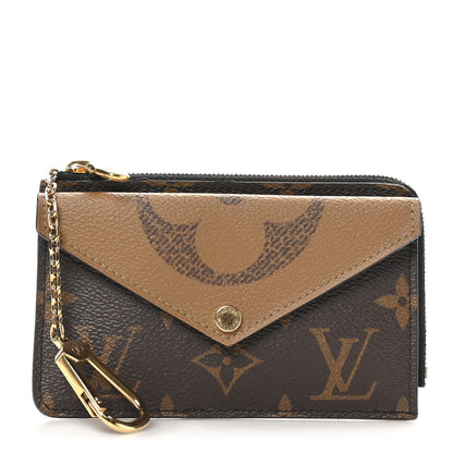 Louis Vuitton Reverse Monogram Recto Verso Card Holder Brown 1 of 7