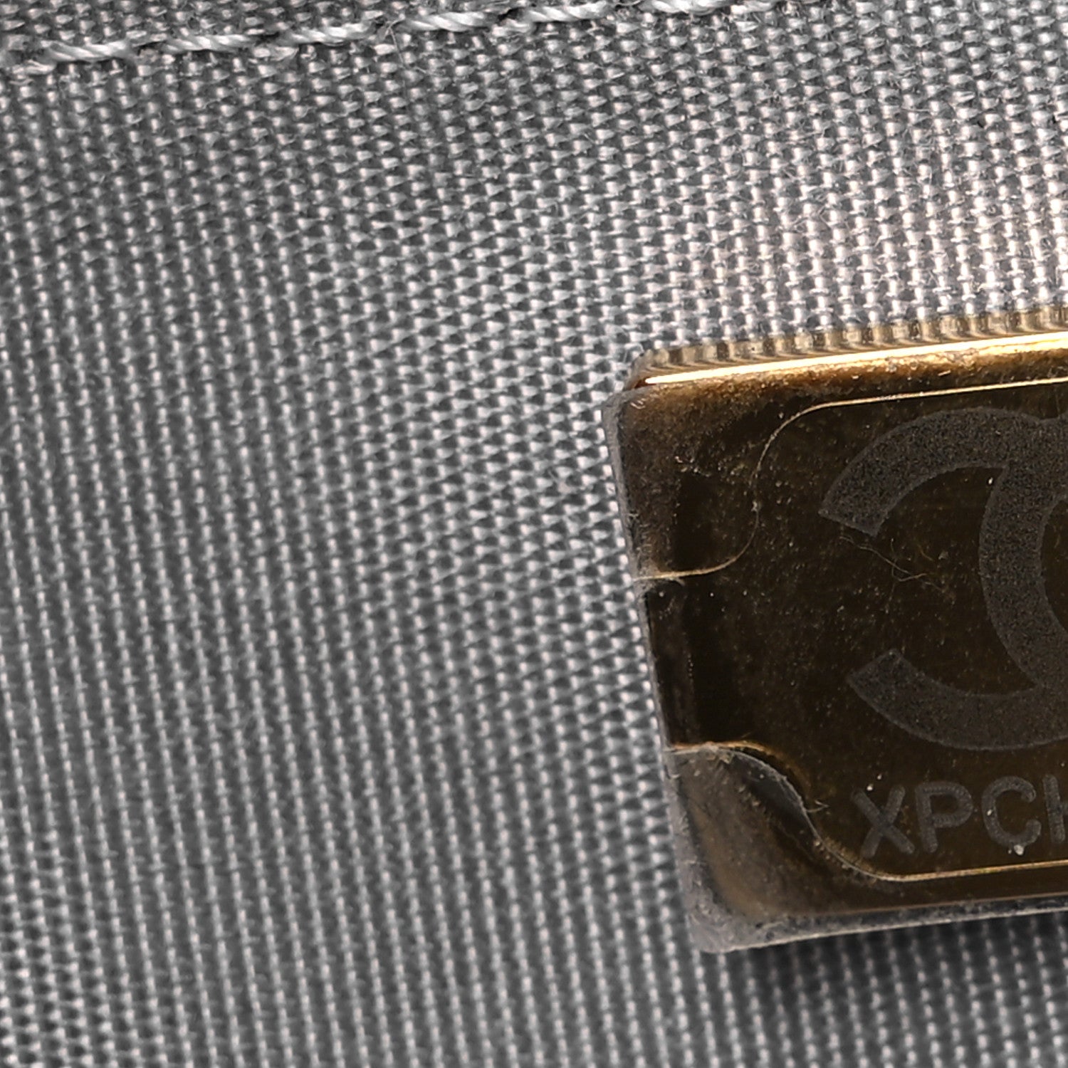Chanel Lambskin Quilted Chanel 19 Wallet On Chain WOC Grey 7 of 14