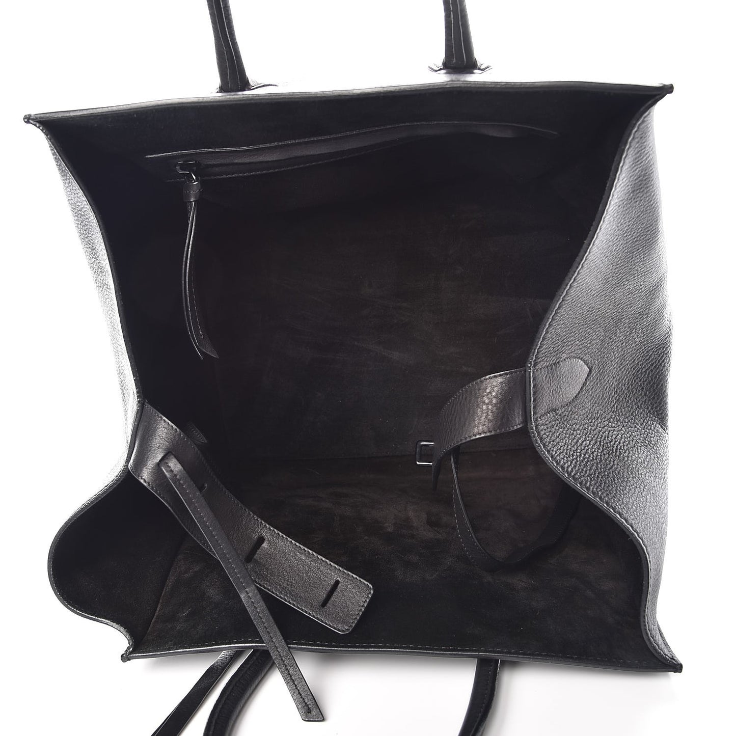 Supple Calfskin Medium Phantom Luggage Black