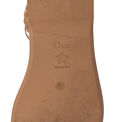 Christian Dior Calfskin Egee Sandals 37 Brown 7 of 8