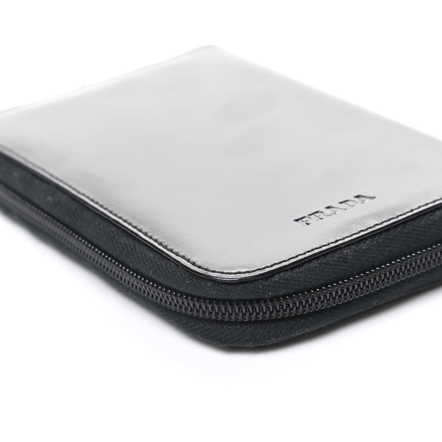 Spazzolato Zip Around Agenda Holder Black