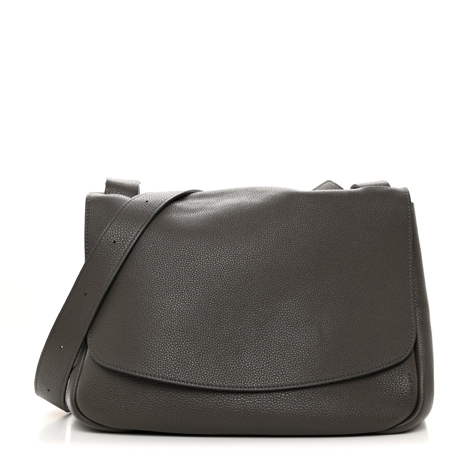 The Row THE ROW Calfskin Small Mail Bag Ash Grey 1 of 11
