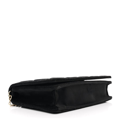 Christian Dior Velvet Cannage Lady Dior Convertible Clutch Black 5 of 12