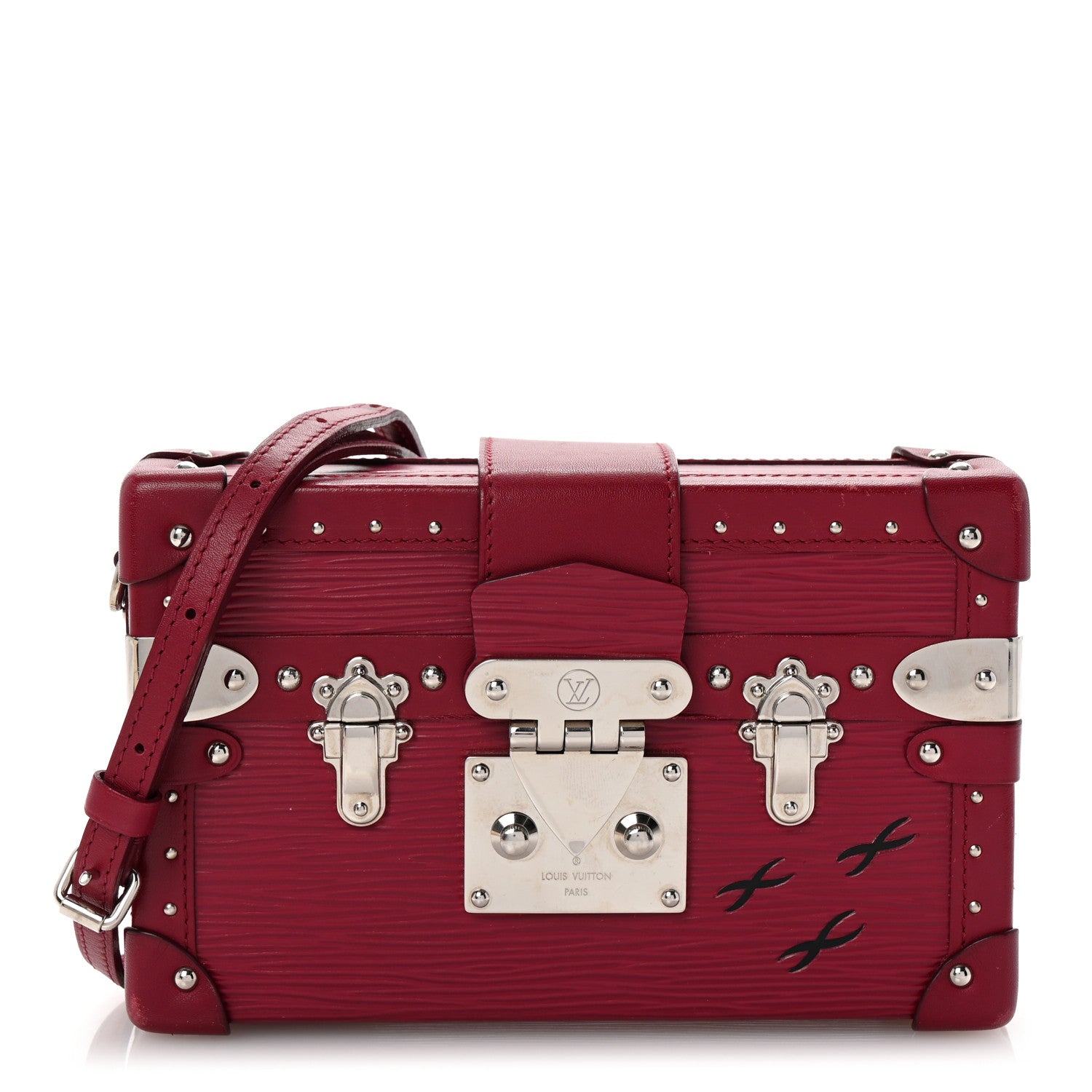 Louis Vuitton Epi Petite Malle Fuchsia 1 of 12