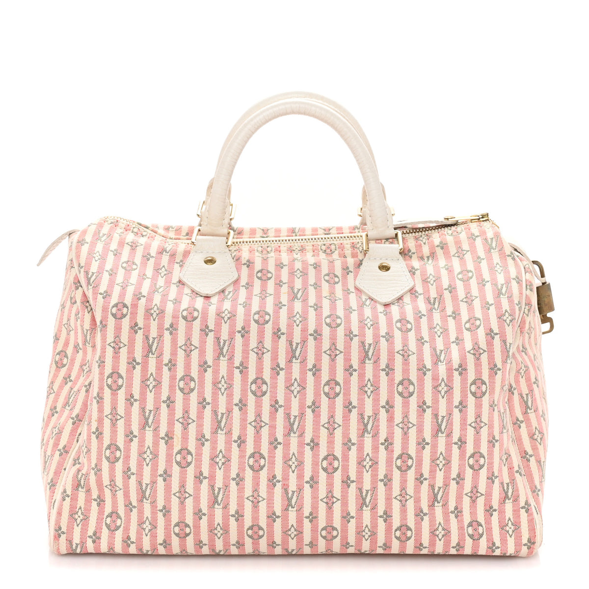 Louis Vuitton Mini Lin Croisette Speedy 30 Rouge 1 of 8