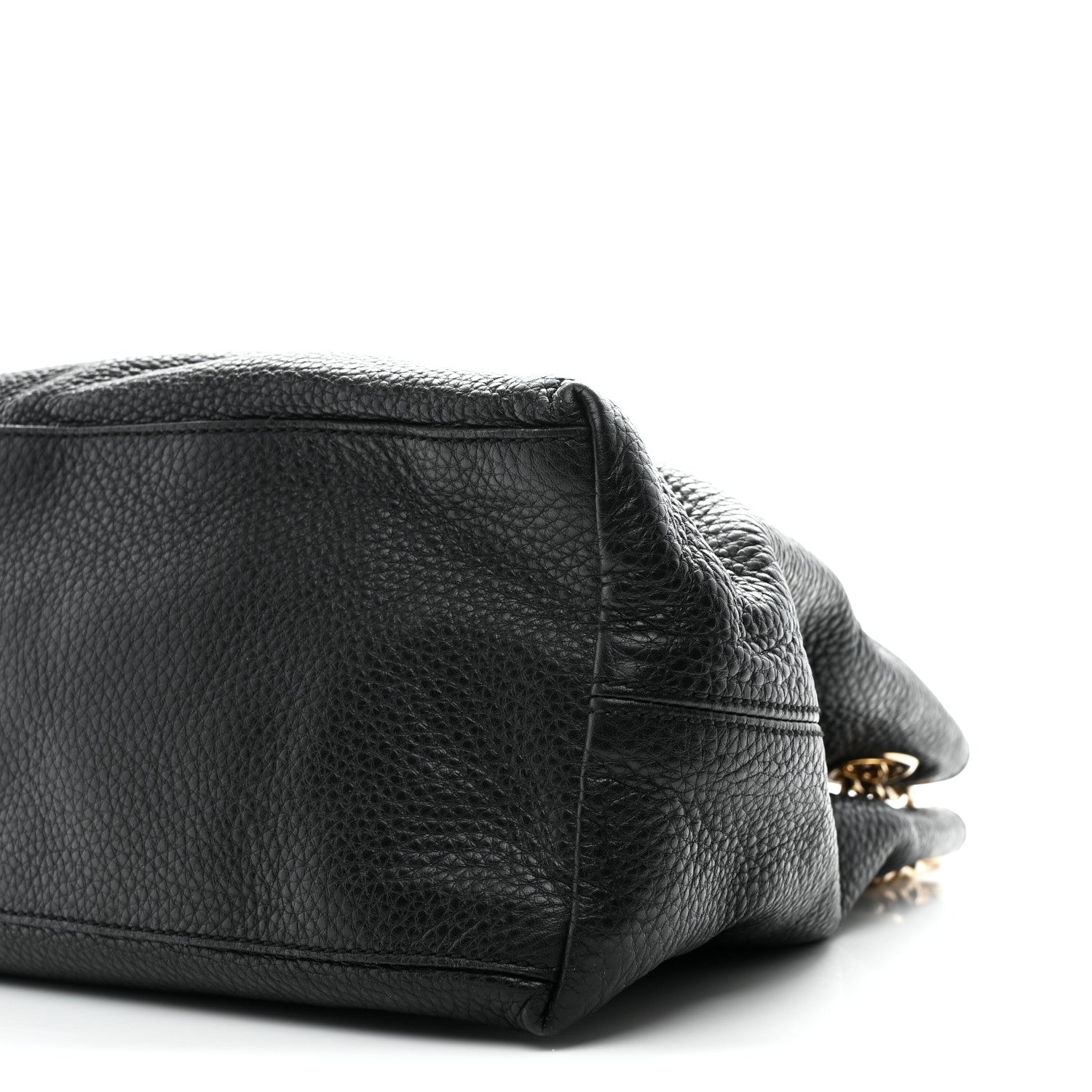 Gucci Pebbled Calfskin Medium Soho Chain Shoulder Bag Black 19 of 19