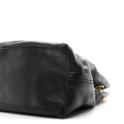 Gucci Pebbled Calfskin Medium Soho Chain Shoulder Bag Black 19 of 19