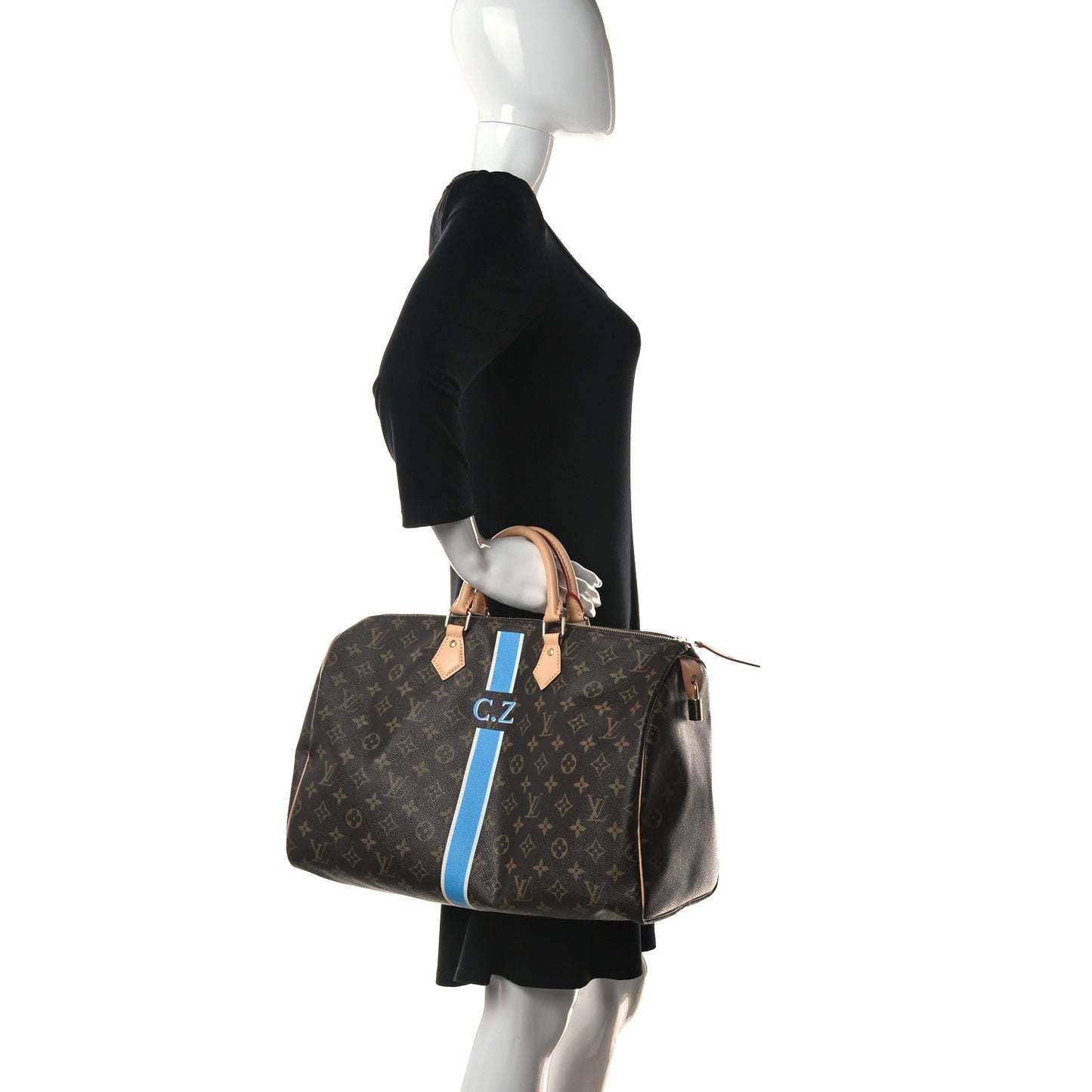 Monogram My LV Heritage Speedy 40 Blue White