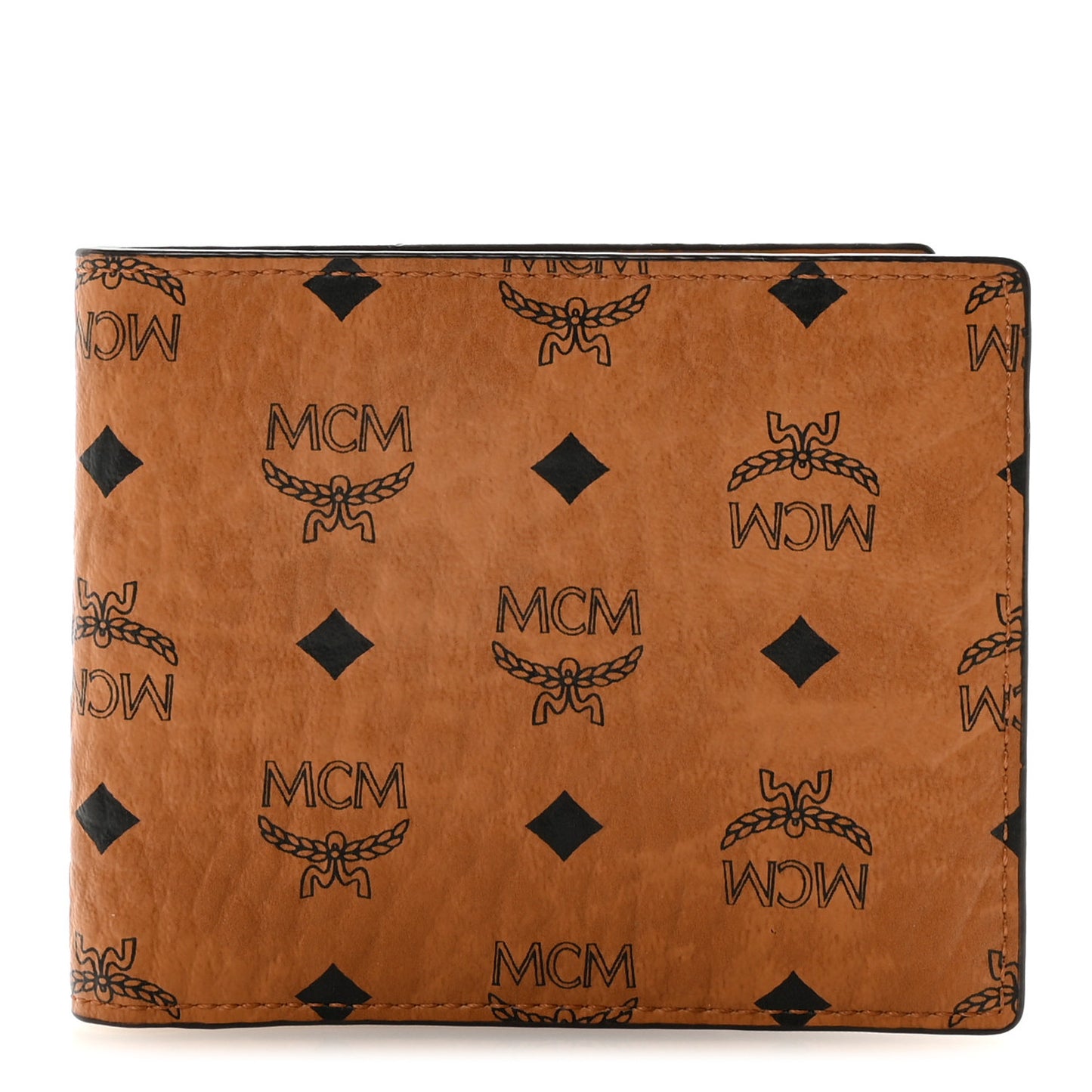 Visetos Small Flap Wallet Cognac