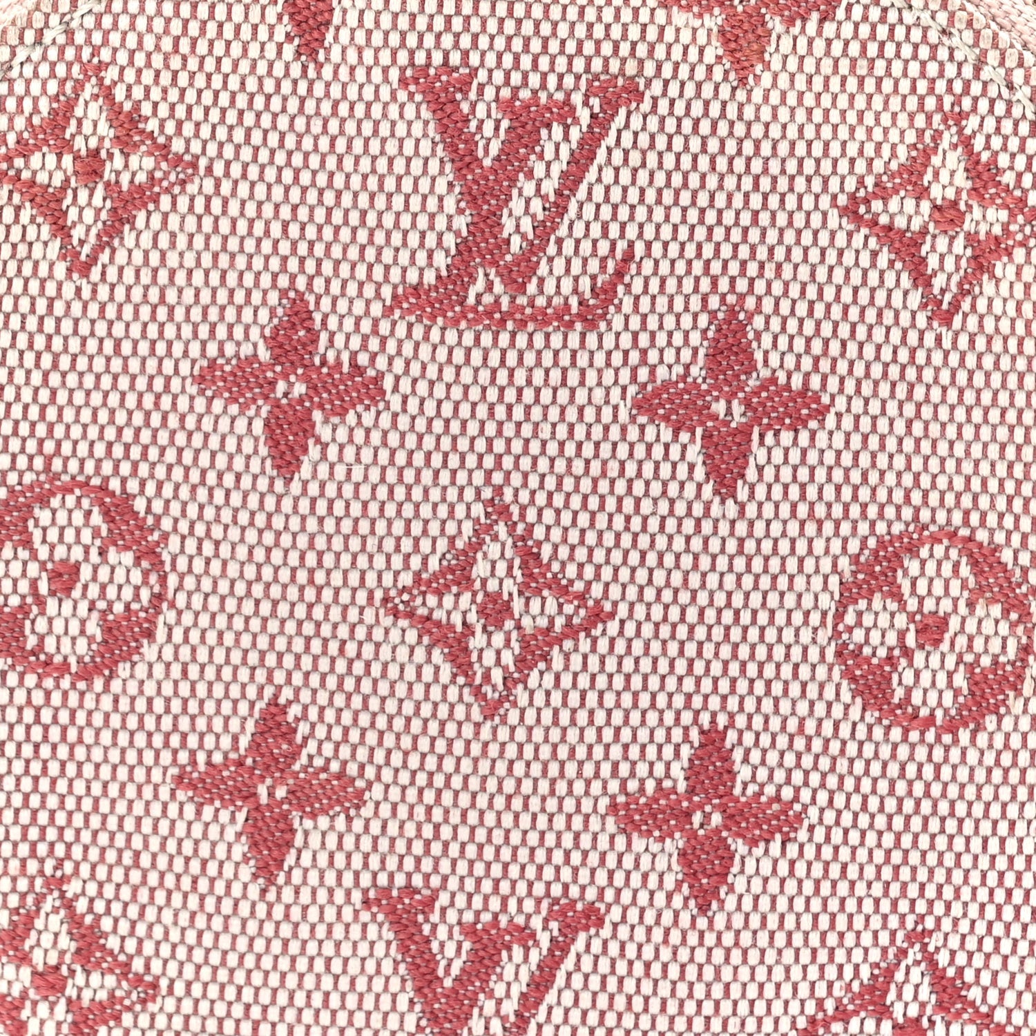 Louis Vuitton Mini Lin Croisette Round Coin Purse  Cherry 7 of 7