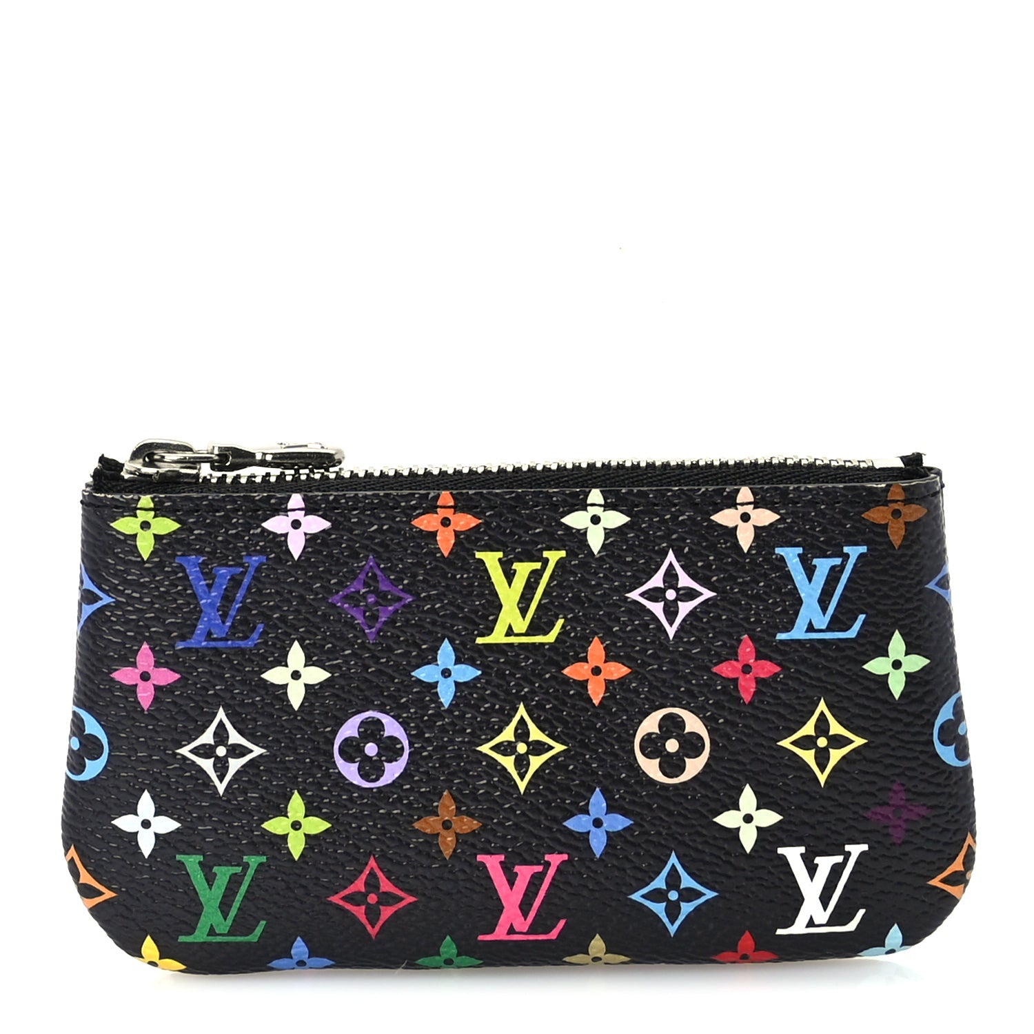 Louis Vuitton LV X TM Monogram Multicolor Key Pouch  Black 1 of 7