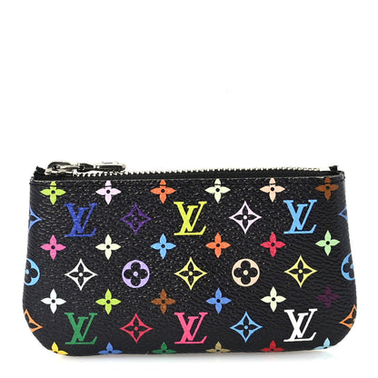 Louis Vuitton LV X TM Monogram Multicolor Key Pouch  Black 1 of 7