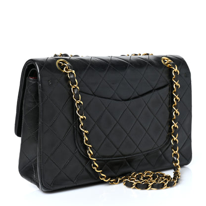 Chanel Lambskin Quilted Medium Double Flap Black 3 of 10