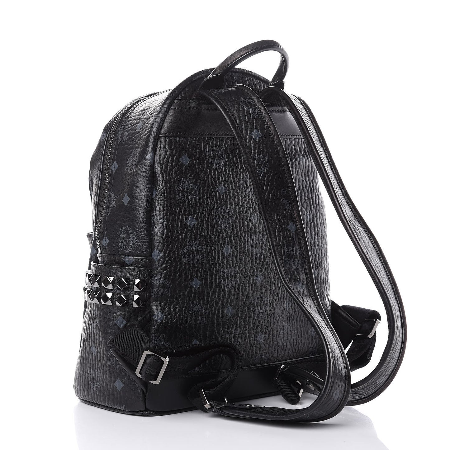 Visetos Small Side Stud Stark Backpack Black